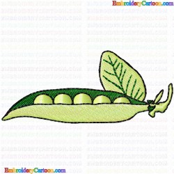 Peas 14 Embroidery Design