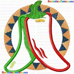 Pepper 25 Embroidery Design