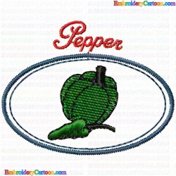 Pepper 2 Embroidery Design