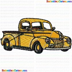 Pickup Truck 1 Embroidery Design