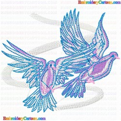 Pigeons and Doves 23 Embroidery Design