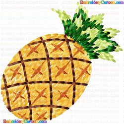 Pineapple 10 Embroidery Design