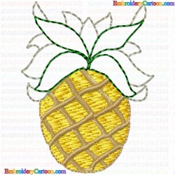 Pineapple 12 Embroidery Design