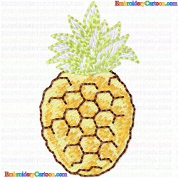 Pineapple 13 Embroidery Design