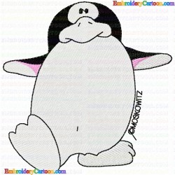 Pinguins 11 Embroidery Design