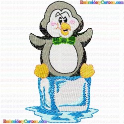 Pinguins 17 Embroidery Design