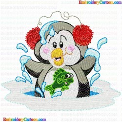 Pinguins 26 Embroidery Design