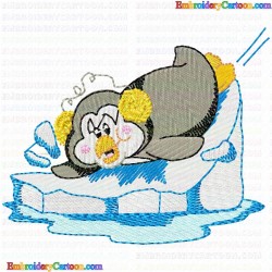 Pinguins 31 Embroidery Design