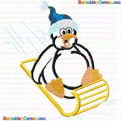 Pinguins 36 Embroidery Design