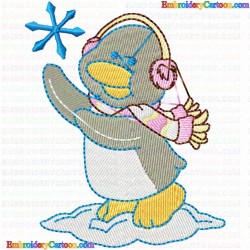 Pinguins 37 Embroidery Design