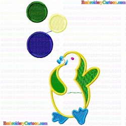 Pinguins 4 Embroidery Design