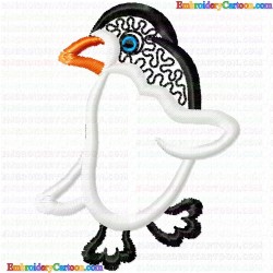 Pinguins 8 Embroidery Design