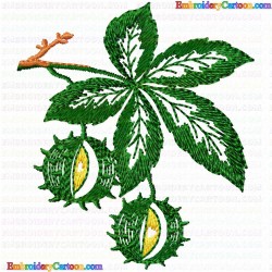 Plants 3 Embroidery Design