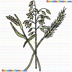 Plants 8 Embroidery Design