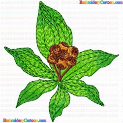 Plants 9 Embroidery Design