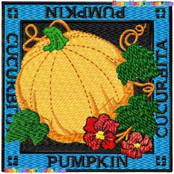 Pumpkin 16 Embroidery Design