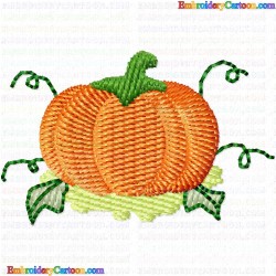 Pumpkin 19 Embroidery Design