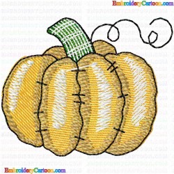 Pumpkin 1 Embroidery Design