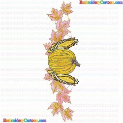 Pumpkin 21 Embroidery Design