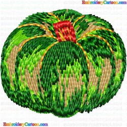 Pumpkin 4 Embroidery Design