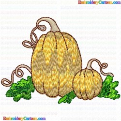 Pumpkin 6 Embroidery Design