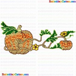 Pumpkin 7 Embroidery Design