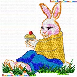 Rabbits 100 Embroidery Design