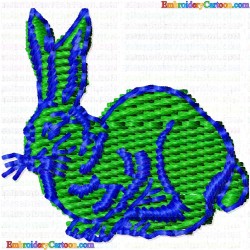 Rabbits 113 Embroidery Design