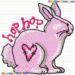 Rabbits 115 Embroidery Design