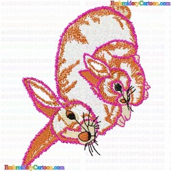 Rabbits 164 Embroidery Design