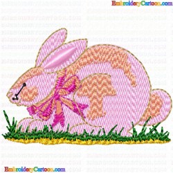 Rabbits 166 Embroidery Design