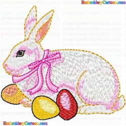 Rabbits 170 Embroidery Design