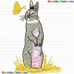 Rabbits 176 Embroidery Design