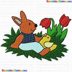 Rabbits 187 Embroidery Design