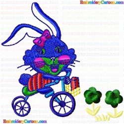 Rabbits 41 Embroidery Design