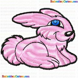 Rabbits 54 Embroidery Design