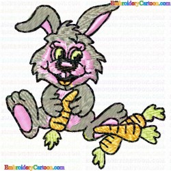 Rabbits 66 Embroidery Design