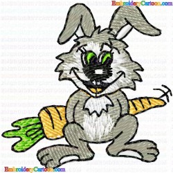 Rabbits 71 Embroidery Design