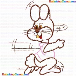 Rabbits 76 Embroidery Design