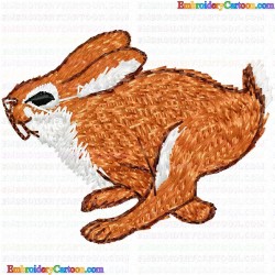 Rabbits 80 Embroidery Design