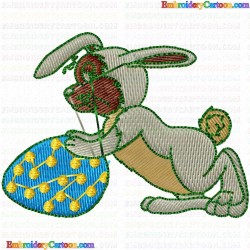 Rabbits 85 Embroidery Design