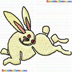 Rabbits 86 Embroidery Design