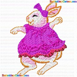 Rabbits 92 Embroidery Design