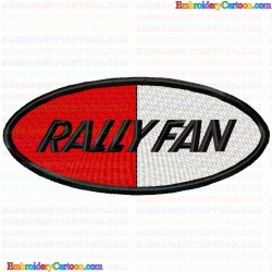 Race Banner 2 Embroidery Design