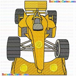 Race Cars 14 Embroidery Design