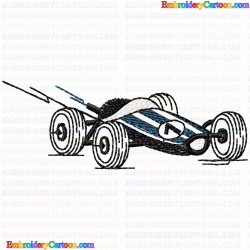 Race Cars 1 Embroidery Design