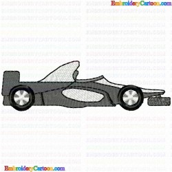 Race Cars 21 Embroidery Design