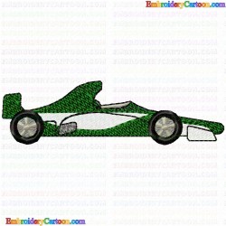 Race Cars 26 Embroidery Design