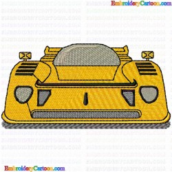 Race Cars 27 Embroidery Design