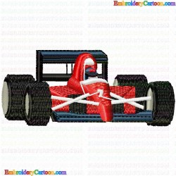 Race Cars 6 Embroidery Design